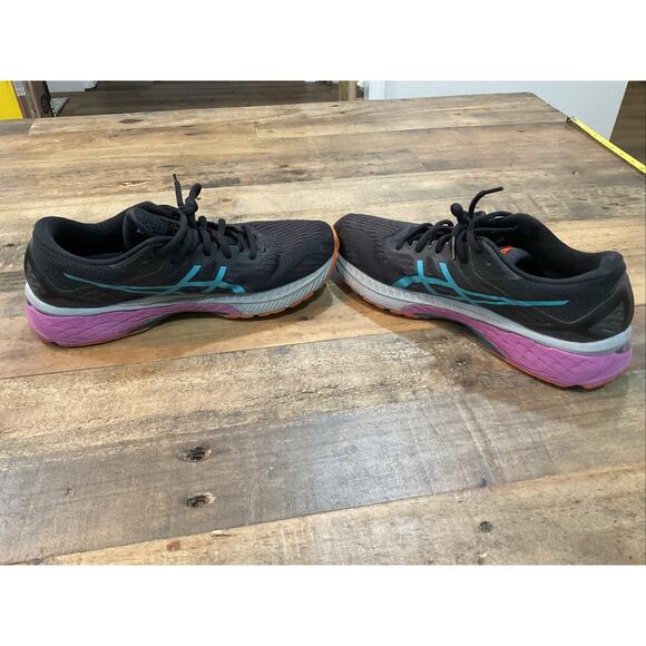 ASICS GT-2000 9 Women’s Size 10 Running Shoes Black Teal Purple Used - Picture 2 of 9